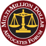 Logo Recognizing Dortch Lindstrom Livingston Law Group's affiliation with Multi-Million Dollar Advocates