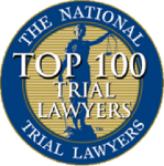 Logo Recognizing Dortch Lindstrom Livingston Law Group's affiliation with Top 100 Trial Lawyers